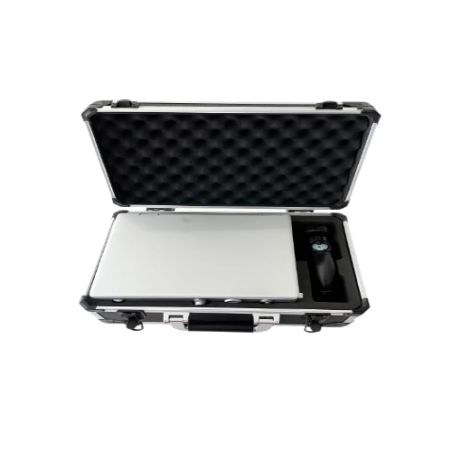 Torre de Vídeo Portátil 4 em 1 — Monitor 11.6 polegadas, LED 70W